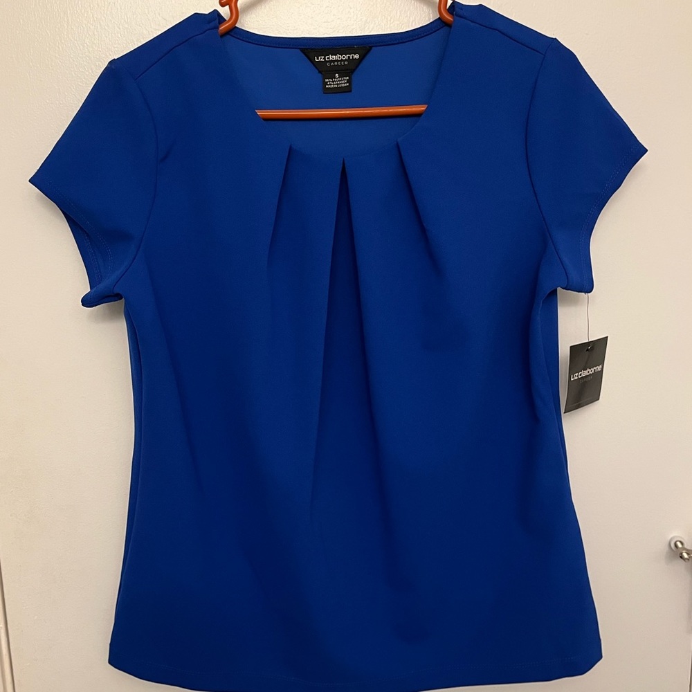 Blue Liz Claiborne Blouse